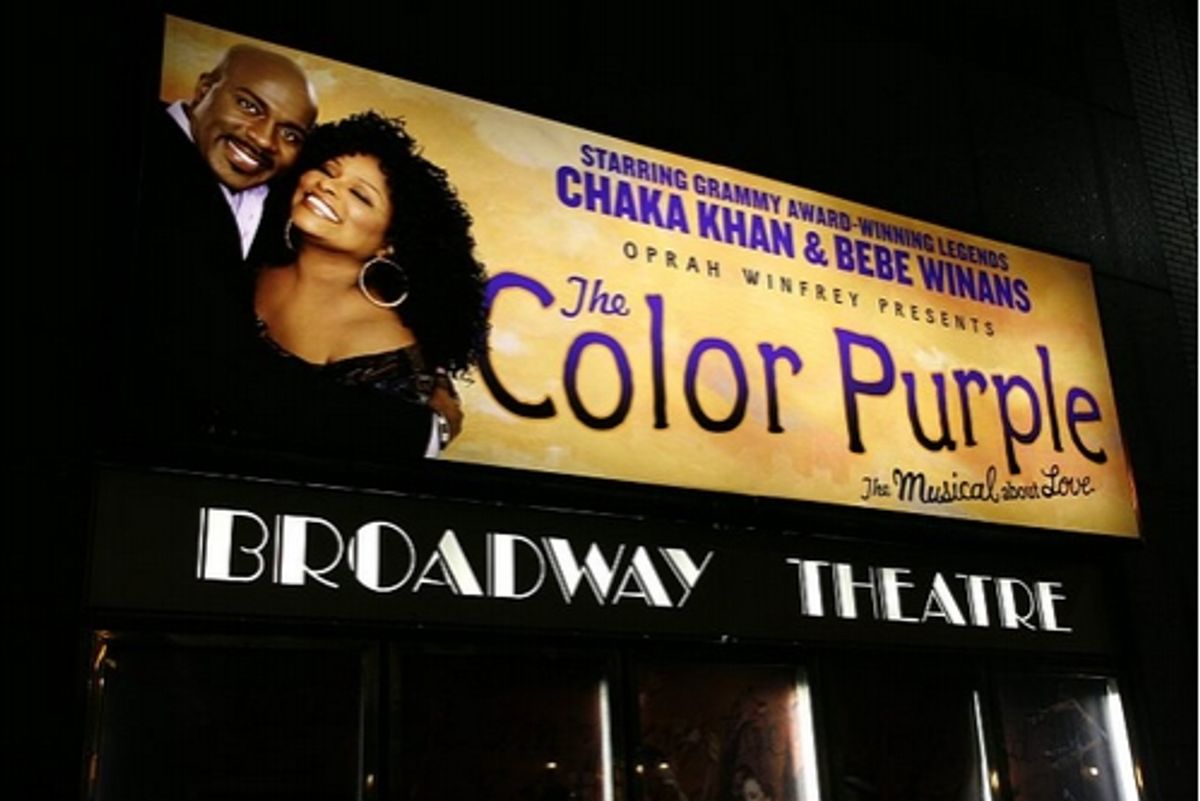 BeBe Winans and Chaka Khan made their Broadway debuts in The Color Purple on Wednesday, January 9, 2008 at 