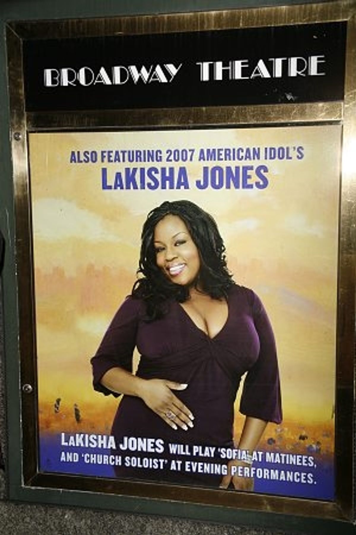 LaKisha Jones will star as Sofia during matinee performances at 