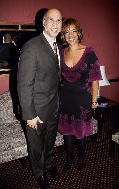 Cory Booker and Gayle King Photo