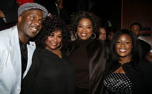 BeBe Winans, Chaka Khan, Oprah Winfrey and LaKisha Jones
@ BroadwayWorld BeBe Winans, Chaka Khan, Oprah Winfrey and LaKisha Jones
Photo
