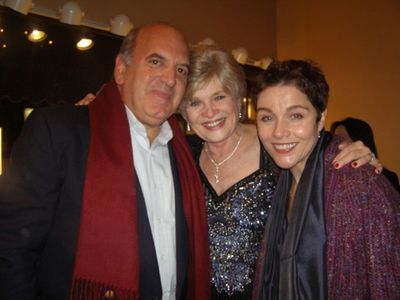Composer Martin Silverstri and wife Christine Andreas with Teri Ralston
 Photo