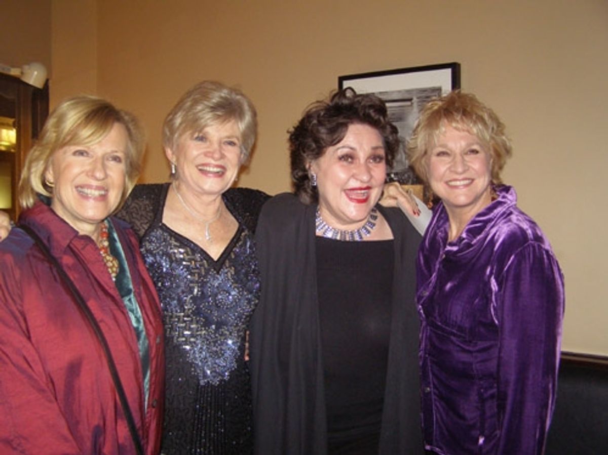 Hats! castmates: Teri Ralston with Joy Franz, Nora Mae Lyng and Pamela Myers
 at 