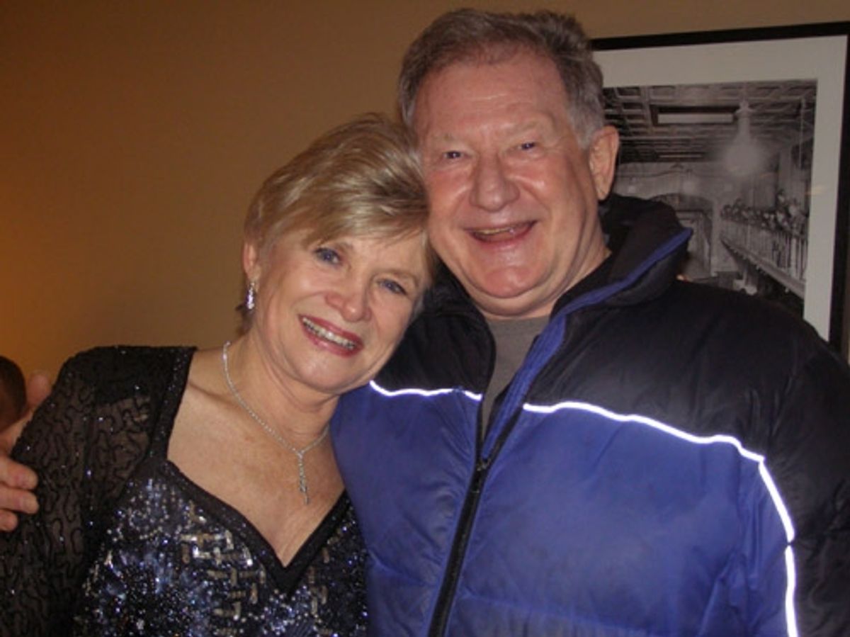 Teri Ralston and Harvey Evans
 at 