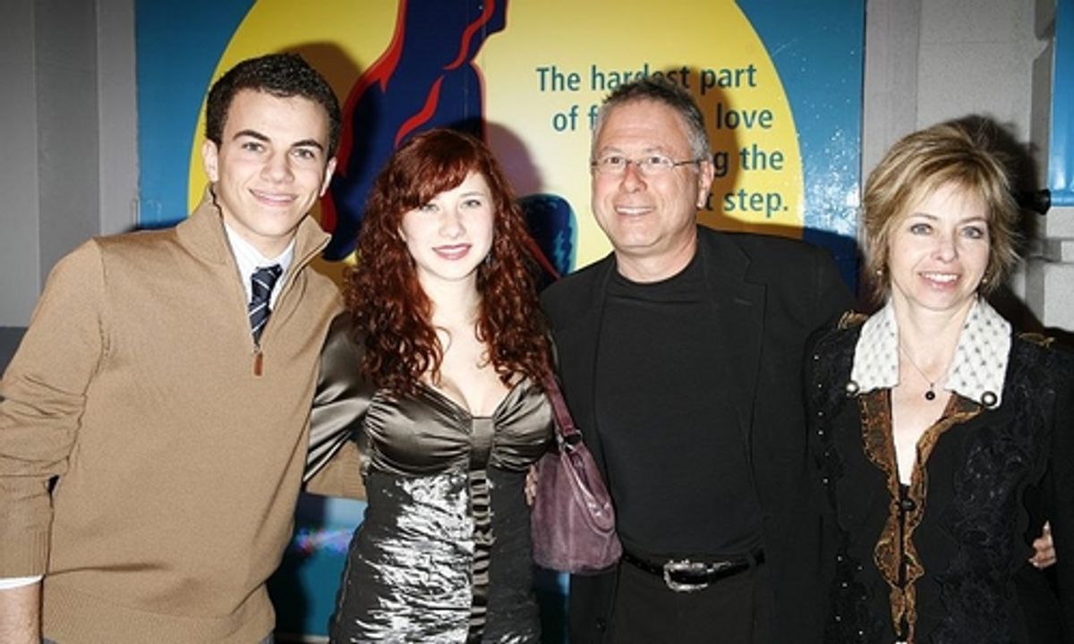 Alan Menken and family
 at 