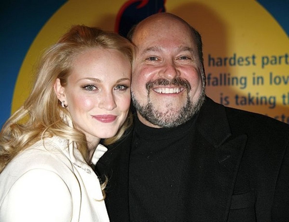 Brandi Burkhardt and Frank Wildhorn
 at 