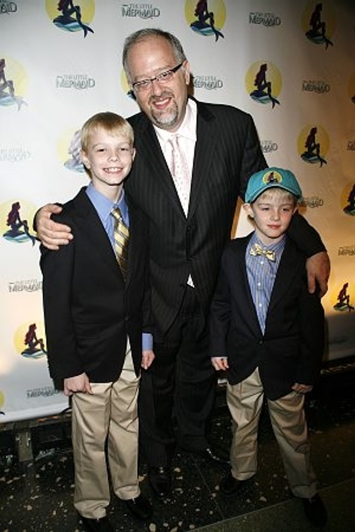 Doug Wright and children
 at 