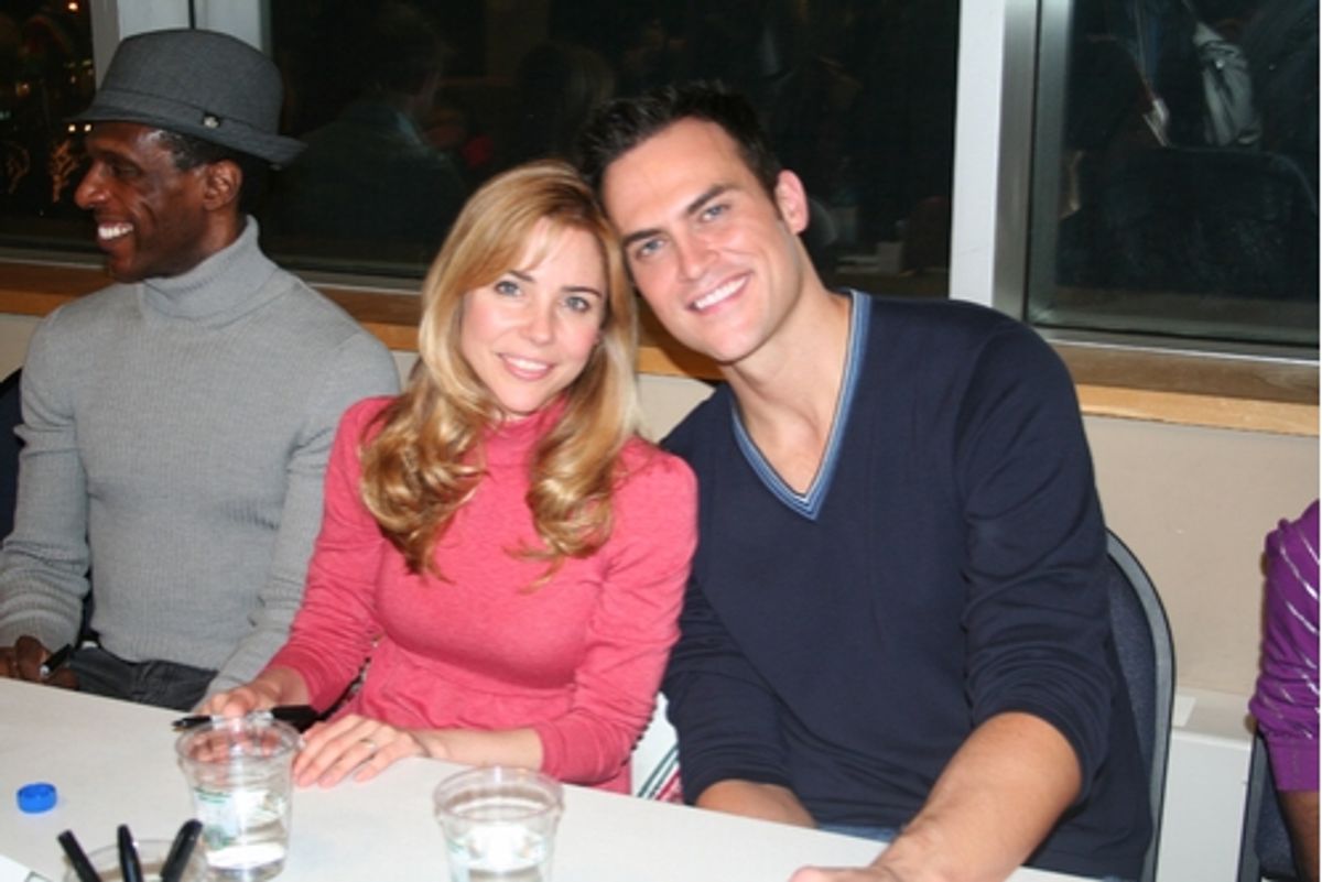 Kerry Butler and Cheyenne Jackson
 at 