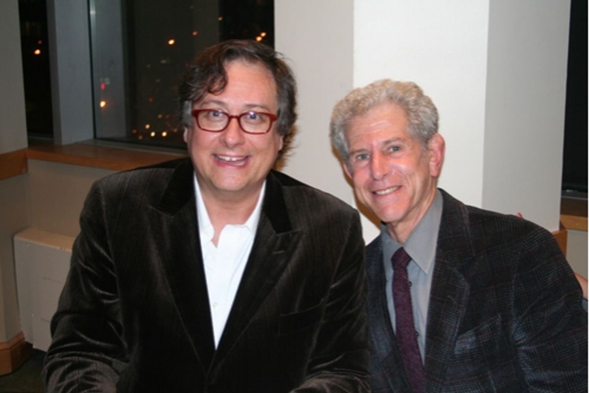 Douglas Carter Beane and Tony Roberts
 at 