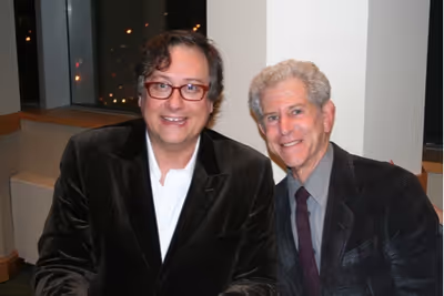 Douglas Carter Beane and Tony Roberts
 Photo