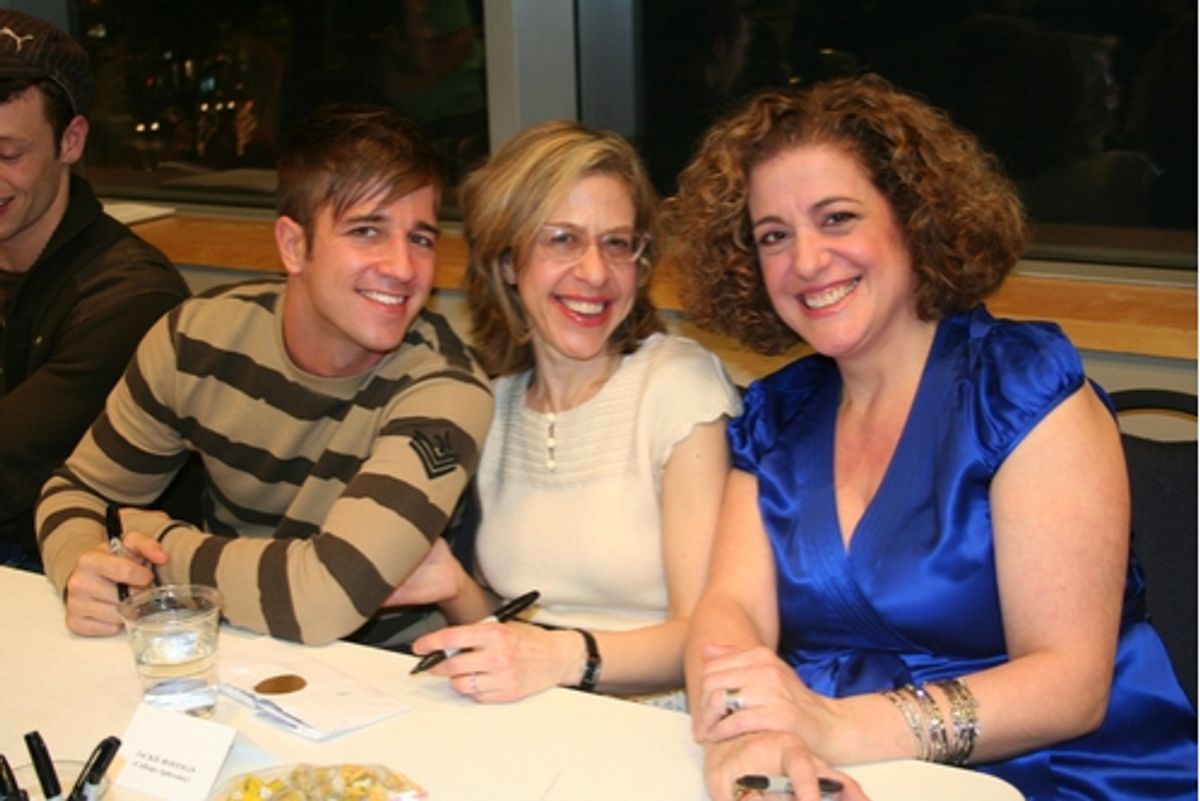 Curtis Holbrook, Jackie Hoffman and Mary Testa at 