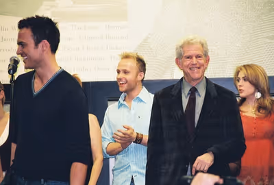 Cheyenne Jackson, Marty Thomas, Tony Roberts Photo