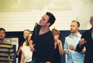 Cheyenne Jackson and Marty Thomas
 Photo