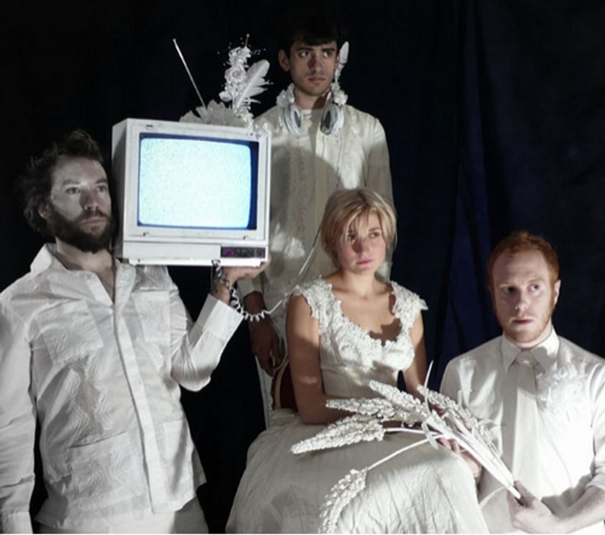 Mike Mikos, Raky Sastri, Heather Christian and Chris Giarmo at 