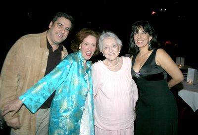 Frank Basile, Karen Murphy, Celeste Holm and Christine Pedi Photo