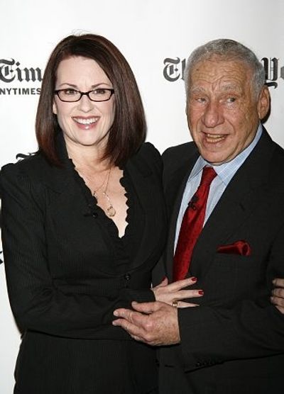 Megan Mullally and Mel Brooks Photo