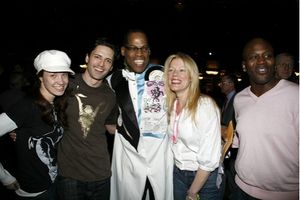 l-r: Sierra Boggess, Sean Palmer, Adrian Bailey, Sherie Rene Scott and Tituss Burgess Photo