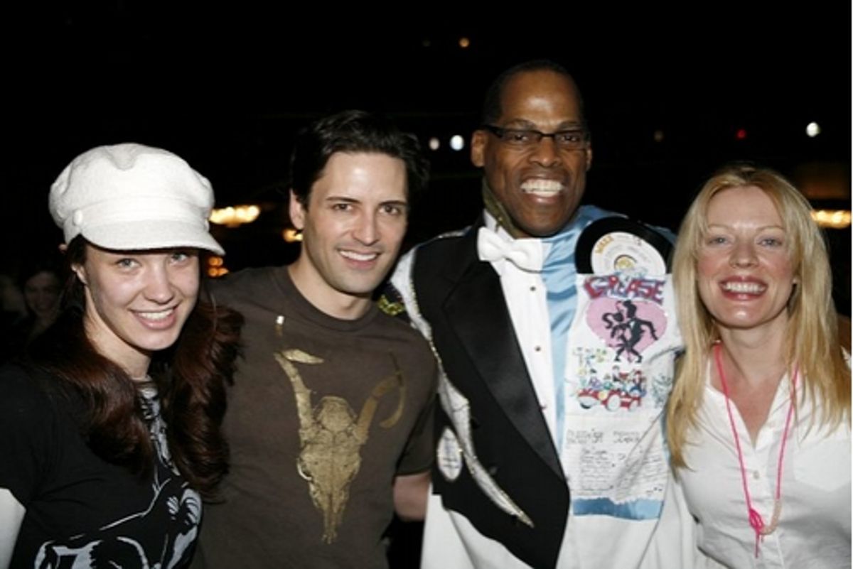 l-r: Sierra Boggess, Sean Palmer, Adrian Bailey and Sherie Rene Scott at 