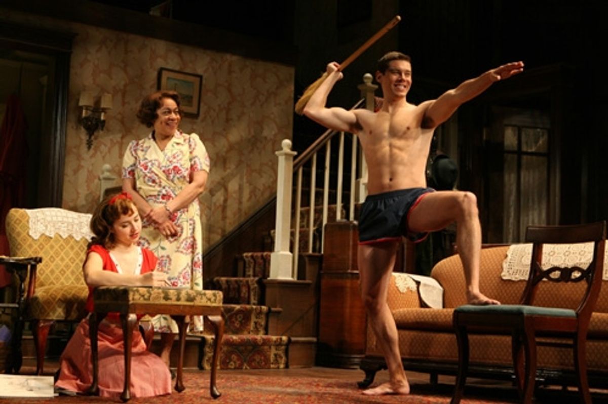 l-r: Zoe Kazan (Marie), S. Epatha Merkerson and Brian Smith (Turk) at 