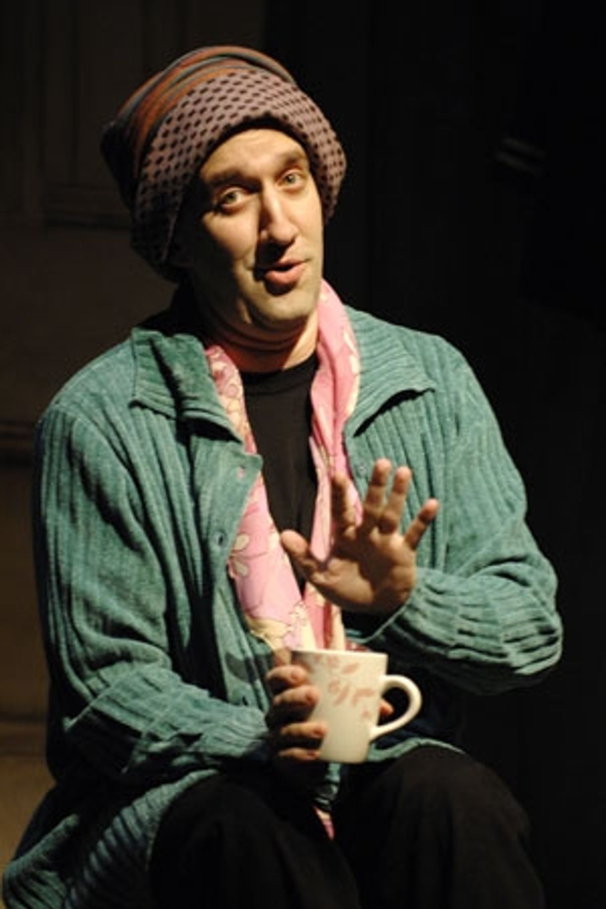 Obie Award-winning solo performer Danny Hoch as Marion, one of the many characters he portrays in his new one-man show Taking Over at 