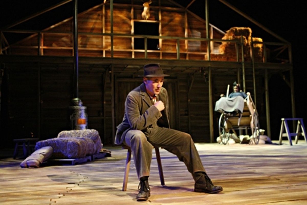 Mark Rylance and Isabell Monk O'Connor
 at 