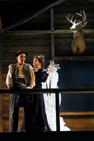 Mark Rylance and Catherine Johnson Justice as Ingrid
 Photo