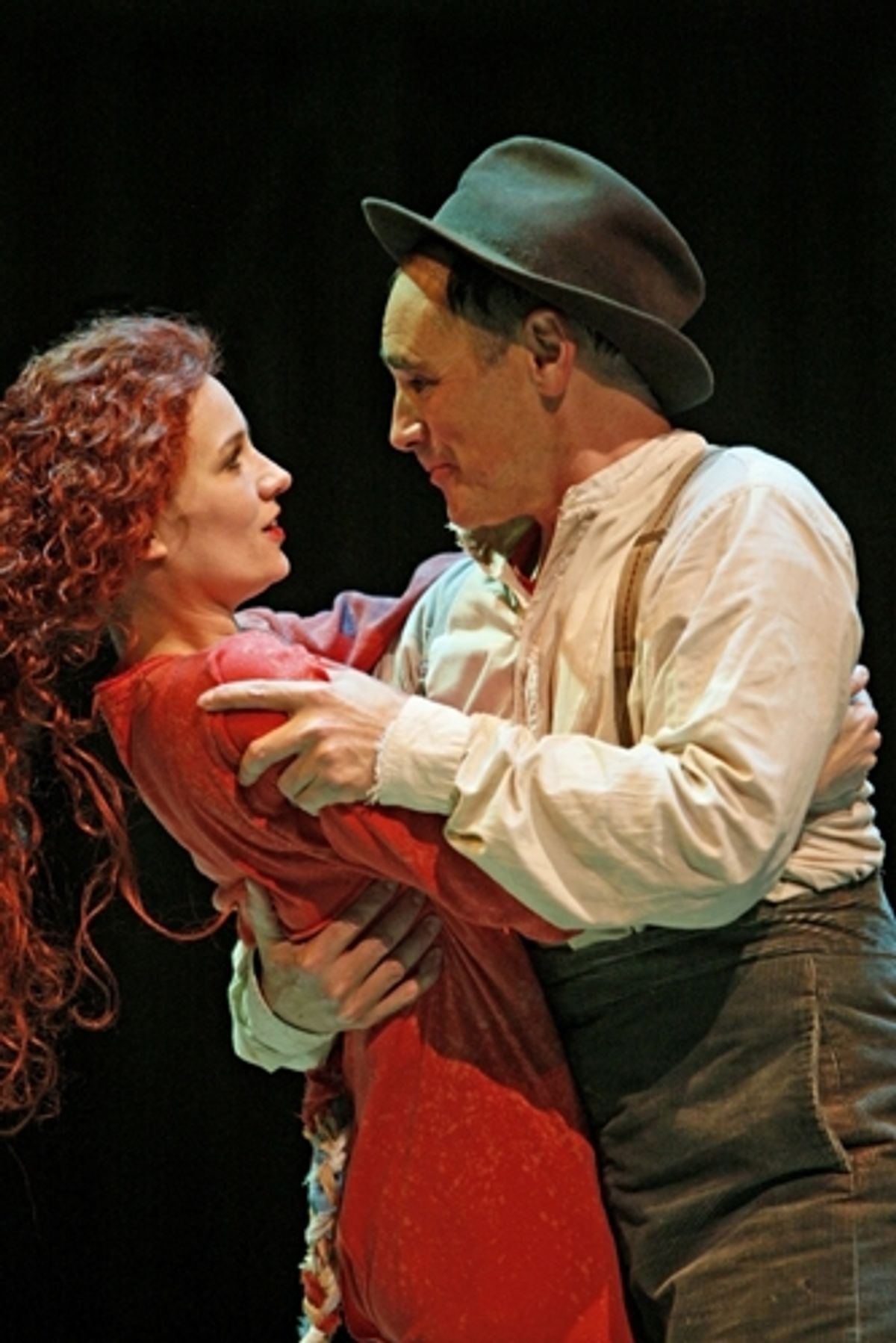Tracey Maloney as the Troll Princess and Mark Rylance 
 at 