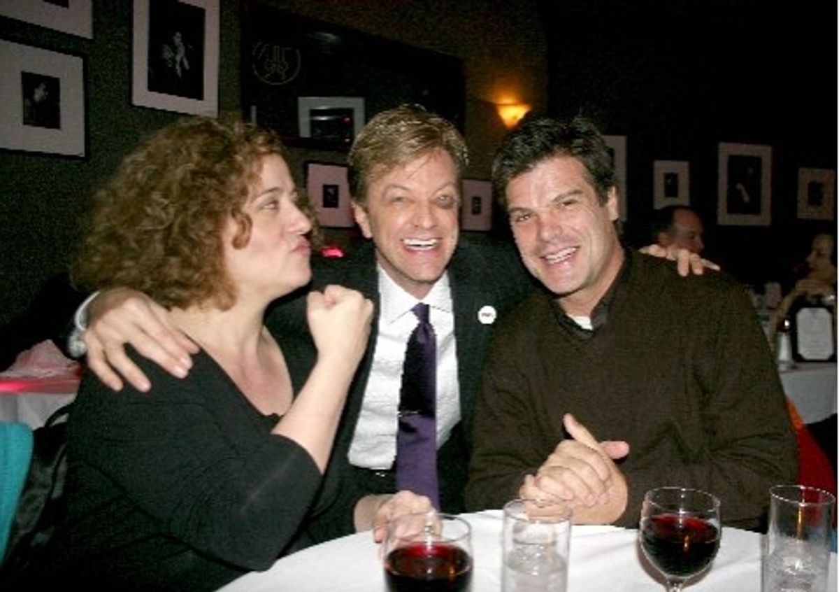 Mary Testa, Jim Caruso and Nat Chandler
 at 