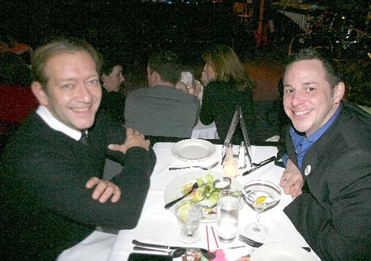 Michael John LaChiusa and guest at 