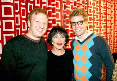 Hunter Bell, Chita Rivera and Barrett Foa
 Photo