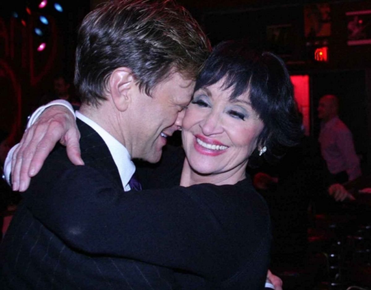 Producer Jim Caruso and Chita Rivera at 