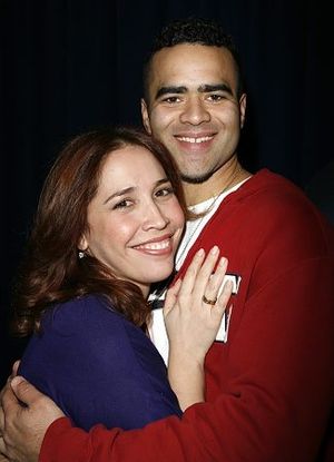 Andrea Burns and Christopher Jackson
 Photo