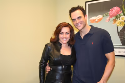 Andrea McArdle and Cheyenne Jackson Photo