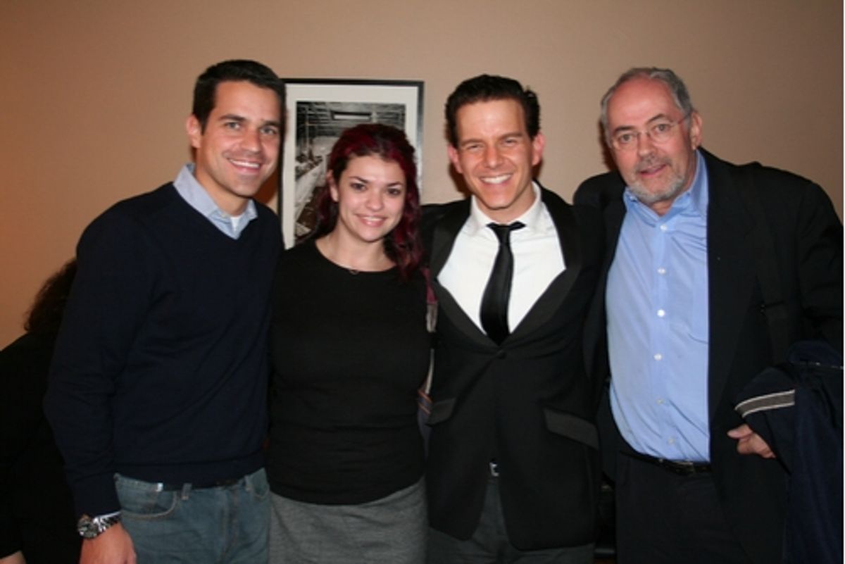 Dave Karger (Entertainment Weekly), Erin Grush (Agent), Christian Hoff and Tim StoneÃ¯Â¿Â½(Agent) at 