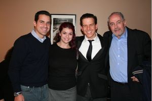 Dave Karger (Entertainment Weekly), Erin Grush (Agent), Christian Hoff and Tim Stone¿ Photo