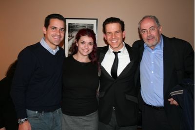 Dave Karger (Entertainment Weekly), Erin Grush (Agent), Christian Hoff and Tim Stone® Photo
