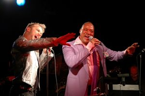 Marty Thomas and Lawrence Clayton @ BroadwayWorld Marty Thomas and Lawrence Clayton Photo