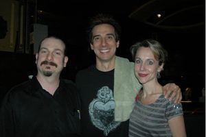 Frank Fagnano (sound engineer), Roger Cohen (drummer) and Carter Calvert
@ BroadwayWorld Frank Fagnano (sound engineer), Roger Cohen (drummer) and Carter Calvert
Photo