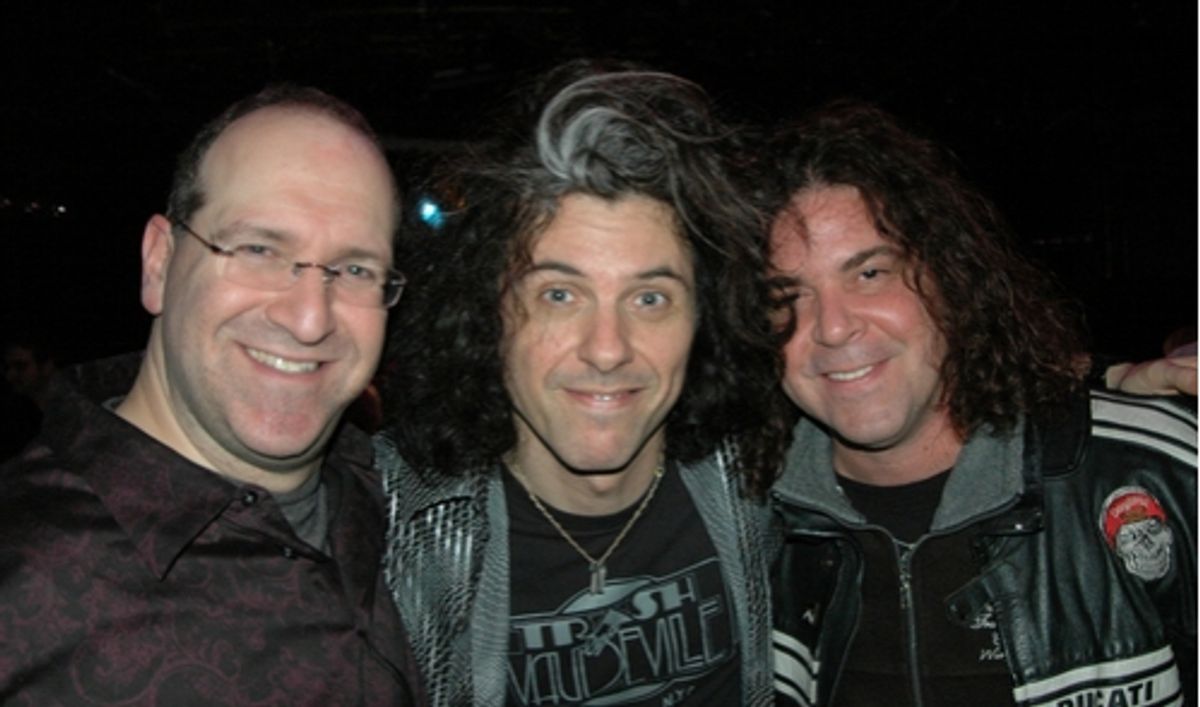 Neil Berg, Alex Skolnik (lead guitar) and James Lewis (Trans-Siberian Orchestra)

 at 
