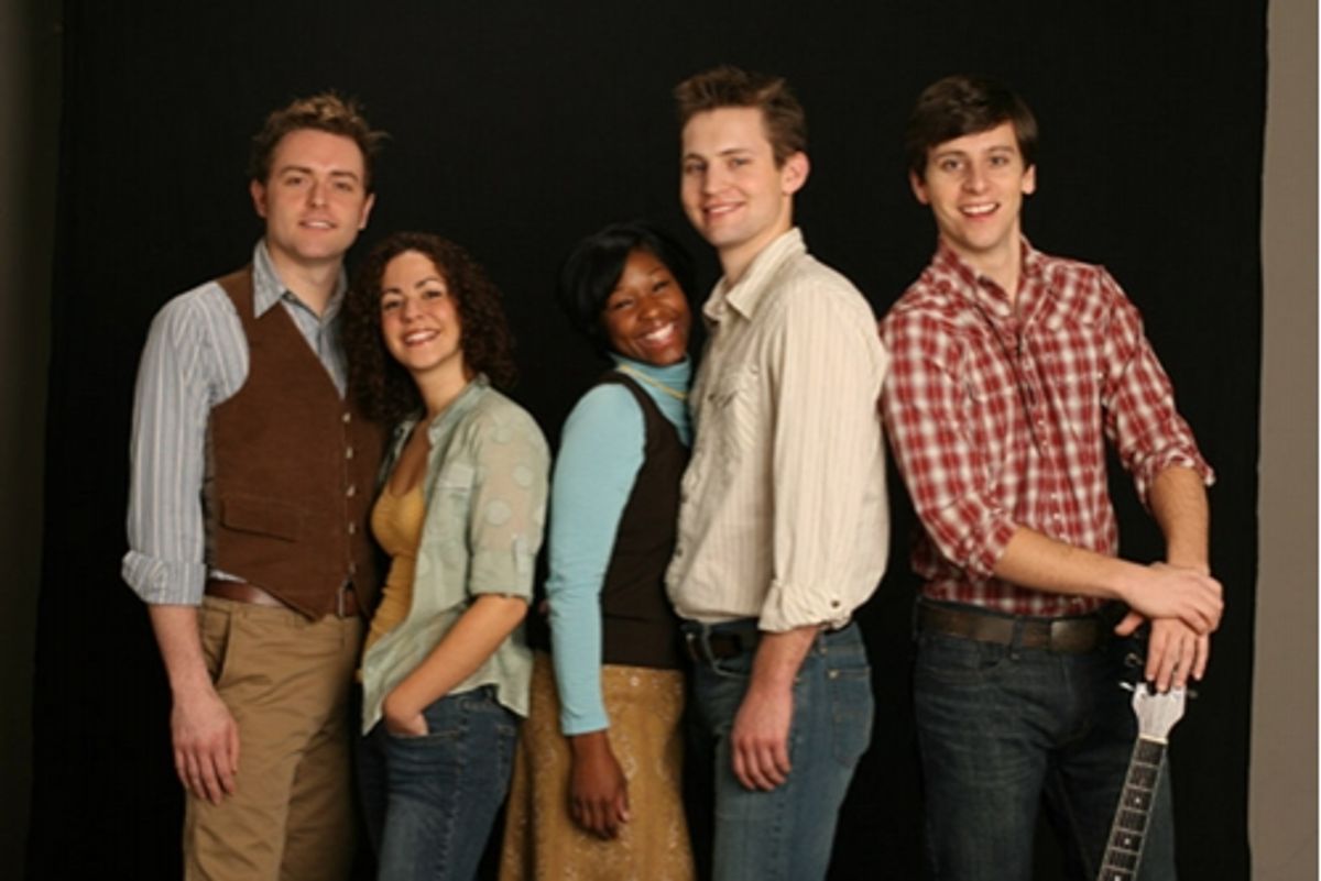 l-r: Michael Bojtos, Rosie Mattia, Vernae Taylor, Benjamin Zep Misek and Ryan Nearhoff
 at 