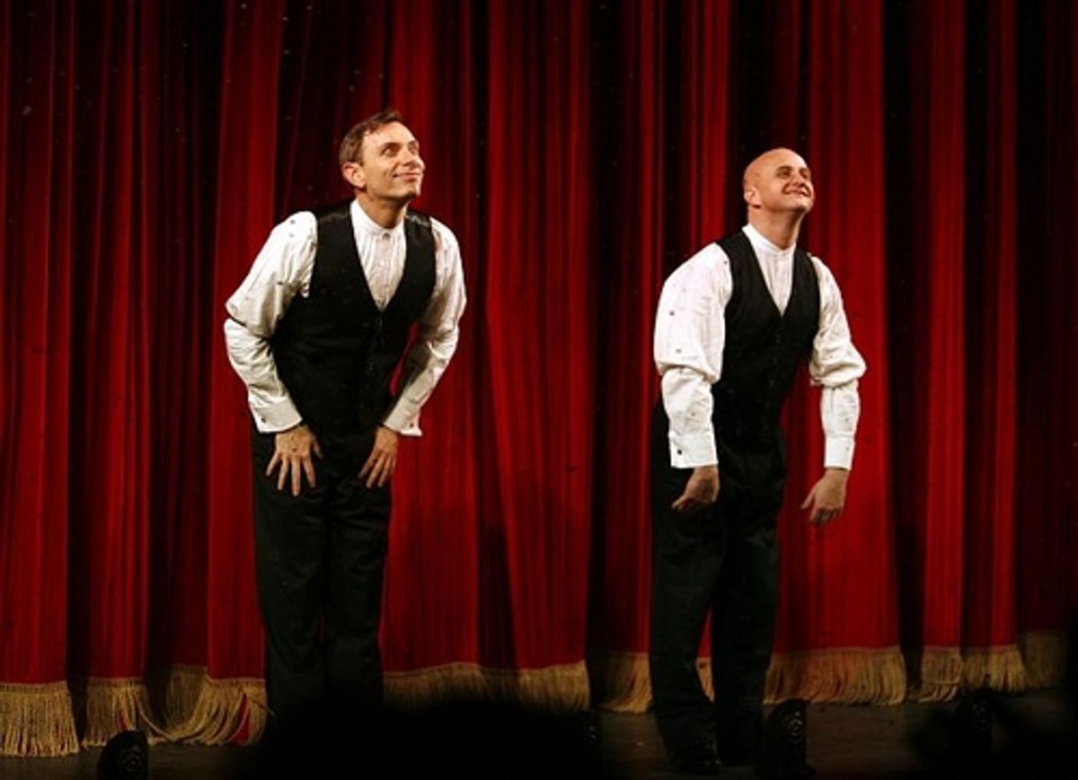 Arnie Burton and Cliff Saunders
 at 