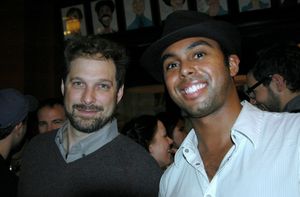 Kurt Deutsch (Sh-K-Boom Records) and Jesse Nager 

 Photo