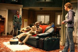 Sharon Duncan-Brewster, Joseph Marcell and Lydia Leonard
 Photo