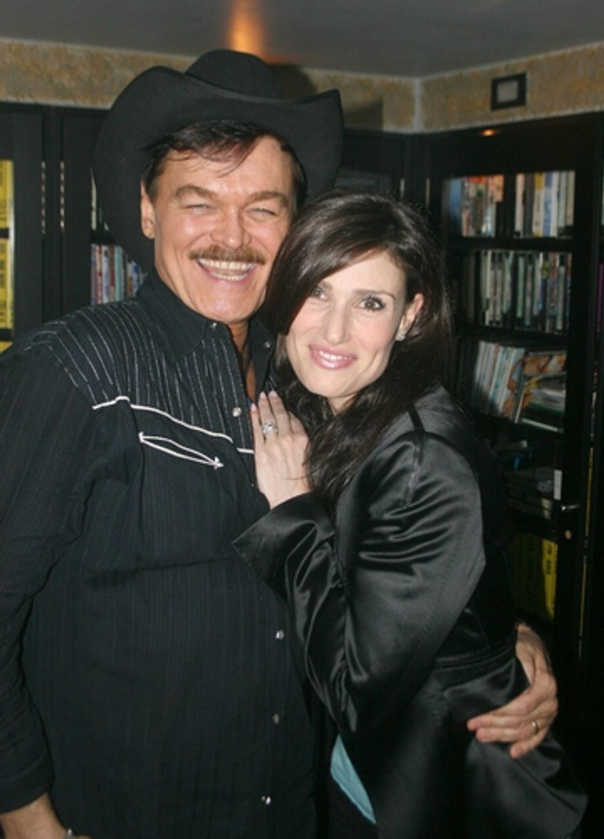 Randy Jones and Idina Menzel
 at 