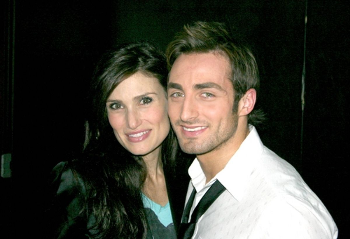 Idina Menzel and Scott Nevins
 at 