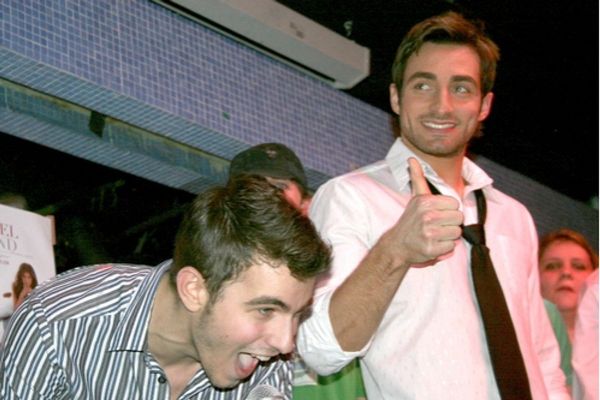 Contestant and Scott Nevins
 at 