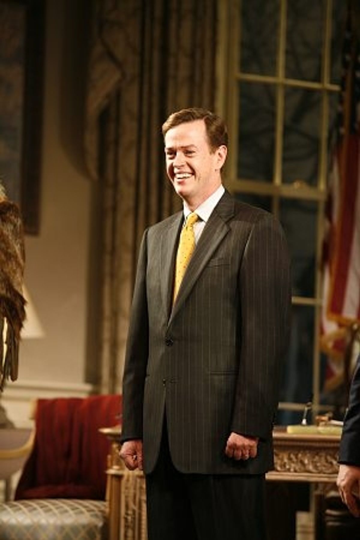 Dylan Baker at 'November' Opening Night Curtain Call & Party