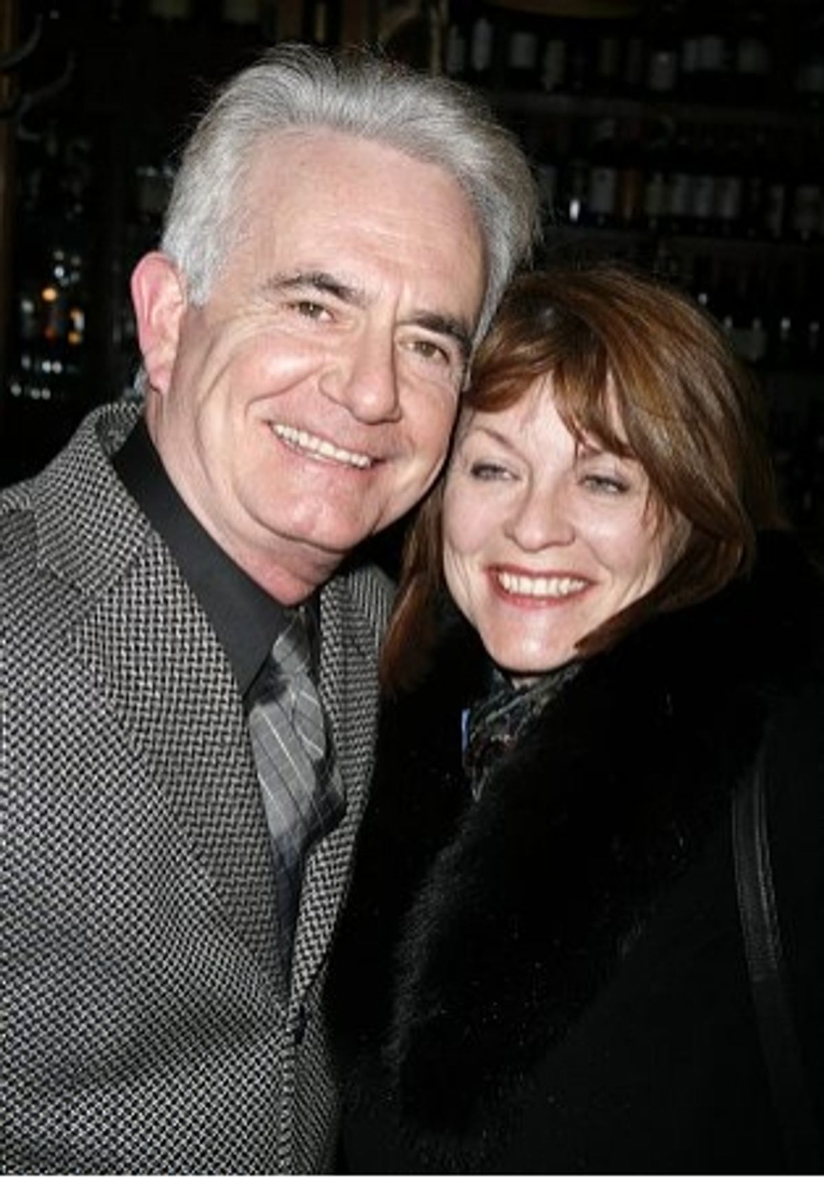 Richard Kline and wife at 'November' Opening Night Curtain Call & Party