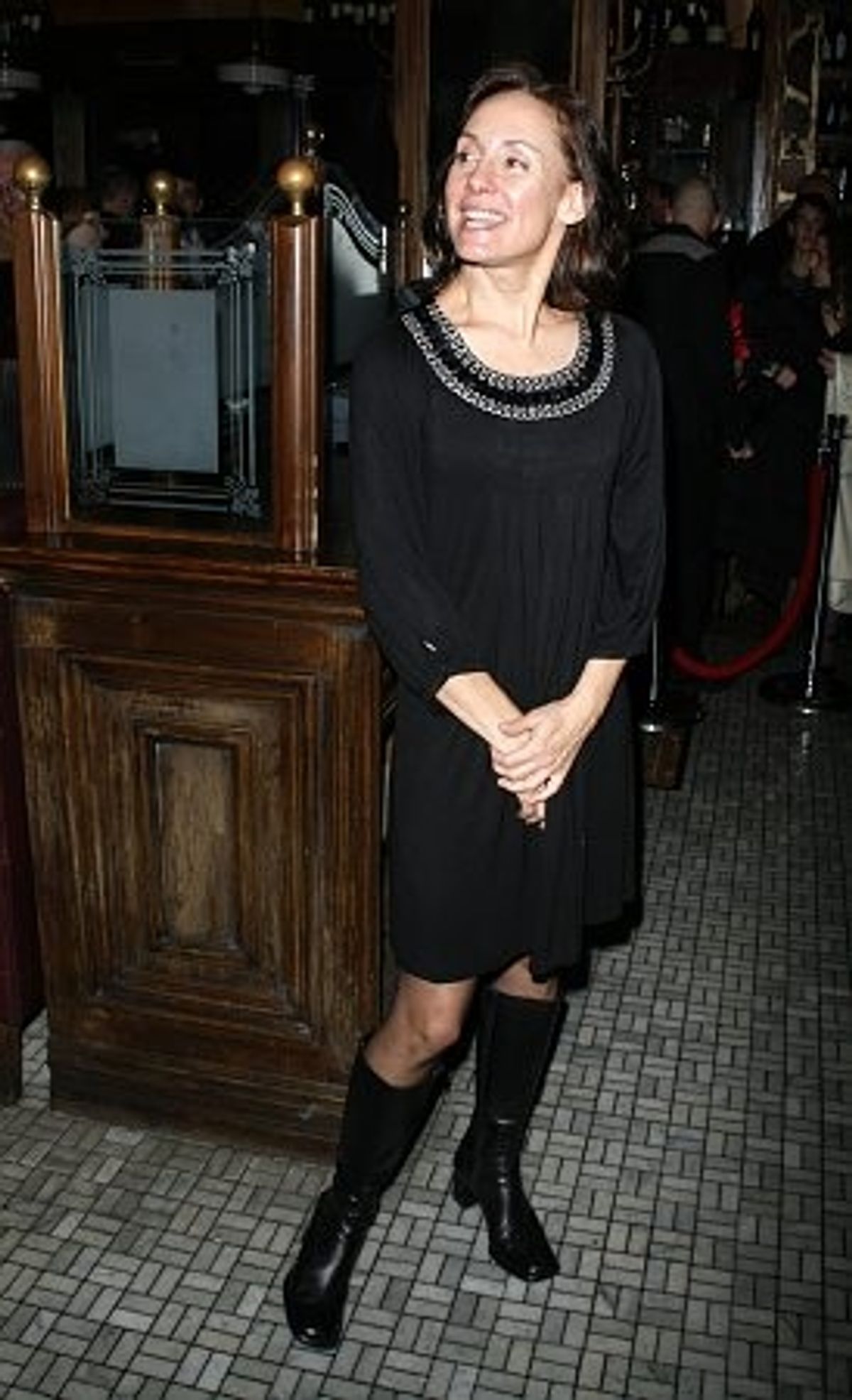 Laurie Metcalf at 'November' Opening Night Curtain Call & Party