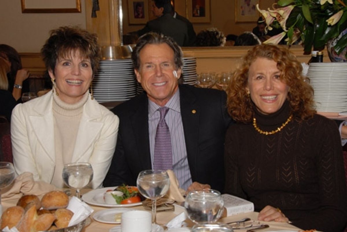 Lucie Arnaz, Bill Boggs and Madeline Stone at Lucie Arnaz at The Friars Club