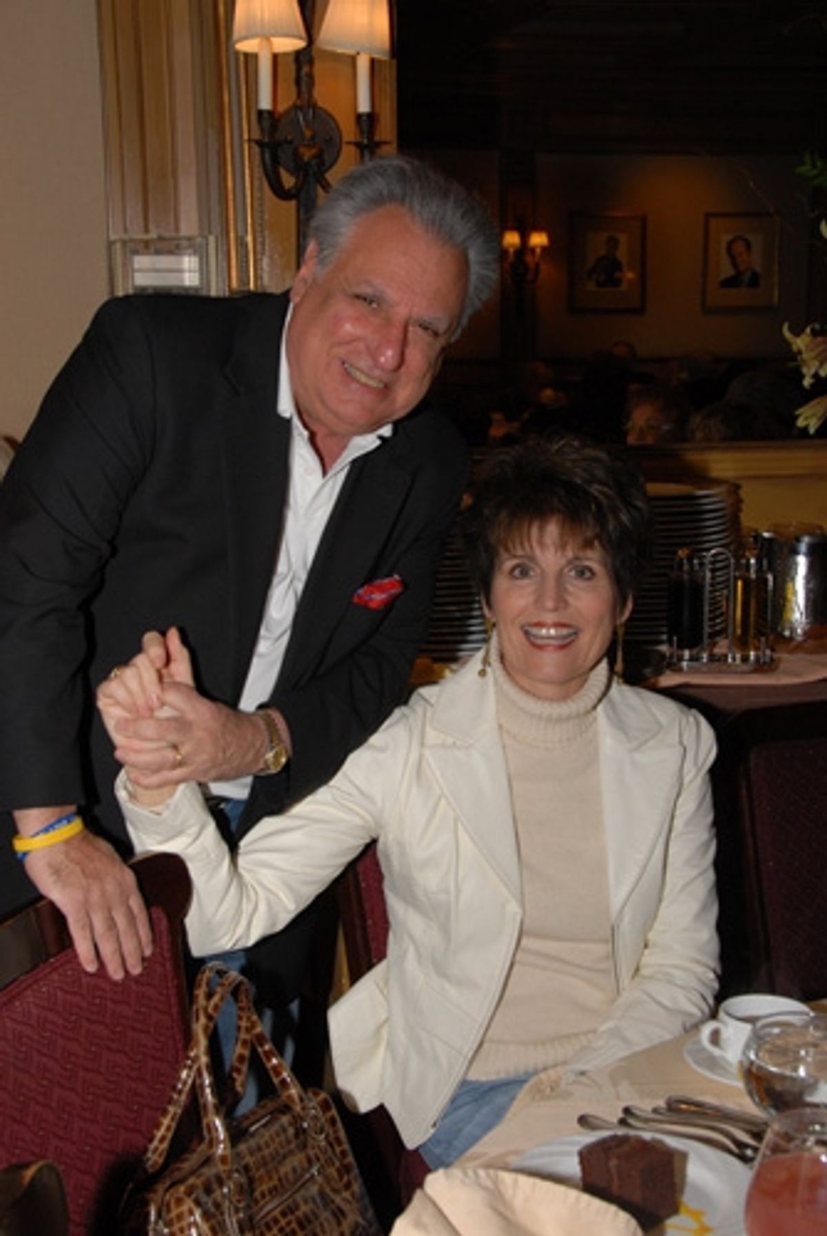 Stewie Stone and Lucie Arnaz at Lucie Arnaz at The Friars Club